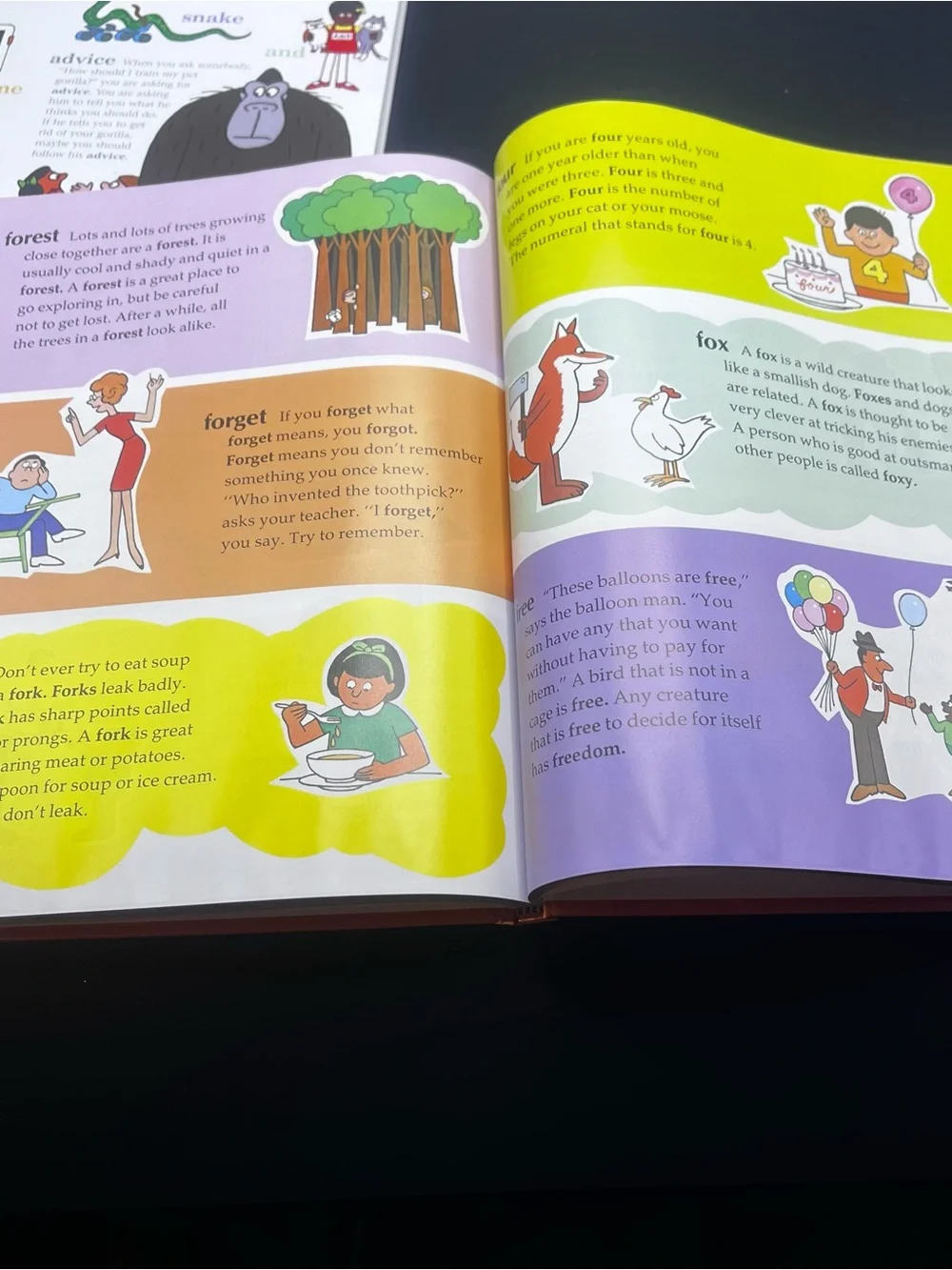 Lot Of 2 My Fun With Words Kid’s Dictionary Books A-K, L-Z Early Education